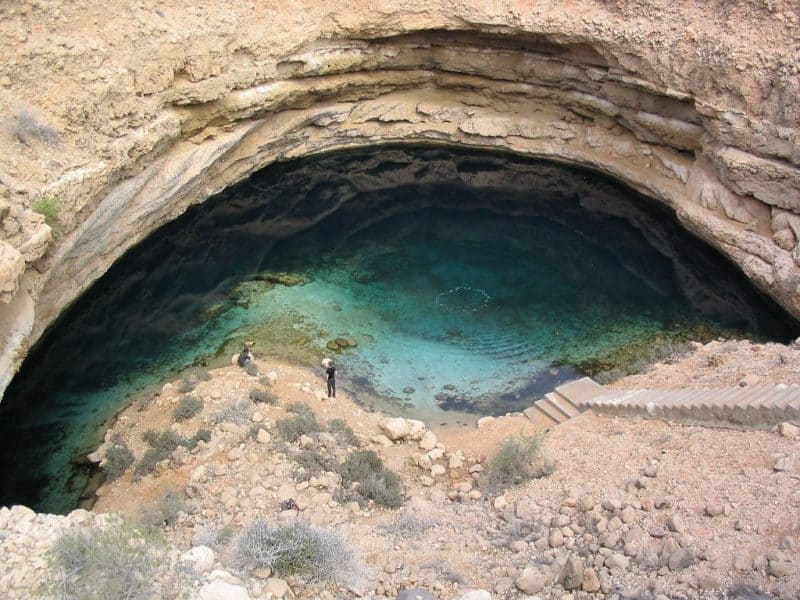 Sumidero de Bahmah, Omán