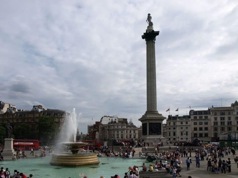 Principales atracciones de Londres: Trafalgar Square