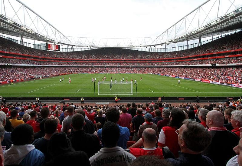 Arsenal en el Emirates Stadium de Londres